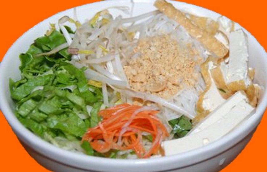 Picture of Vegetarian cold rice noodle w. tofu