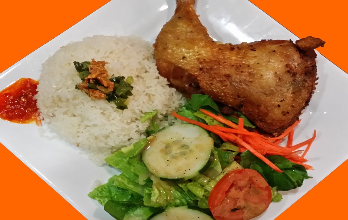 Picture of Crispy chicken rice