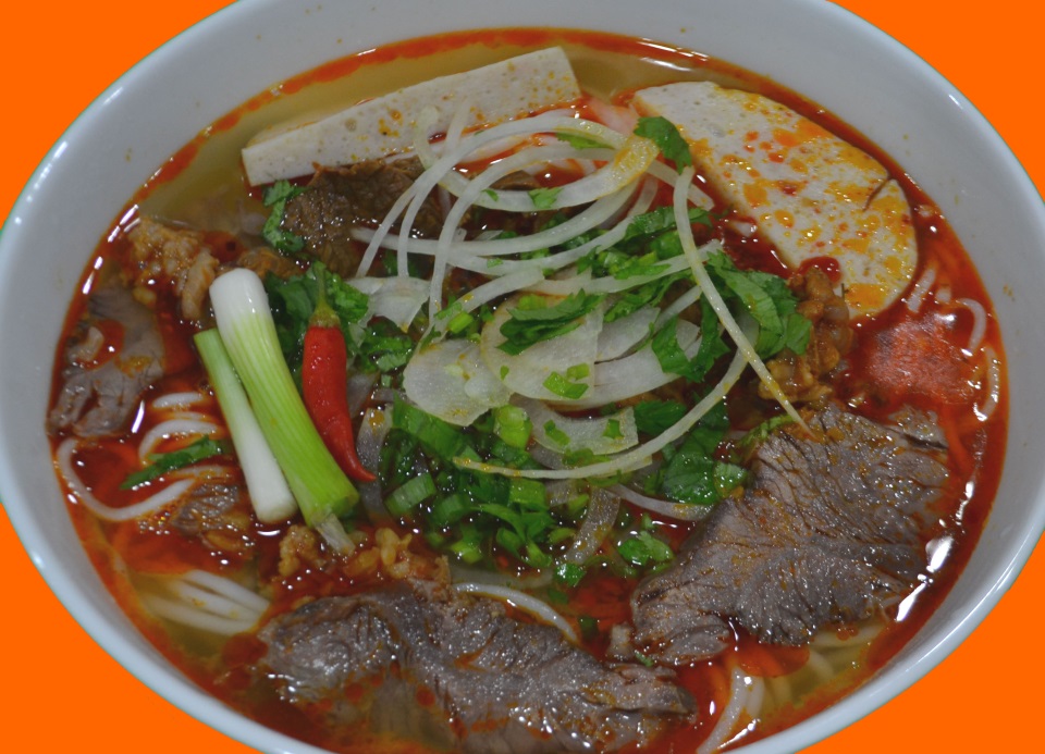 Picture of Hue style spicy beef noodle soup